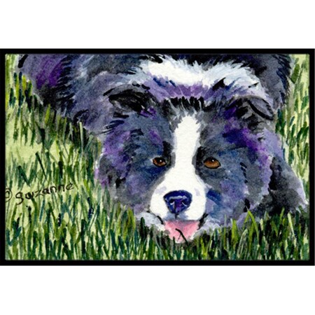 Carolines Treasures 24 x 36 in. Border Collie Indoor Or Outdoor Mat SS8836JMAT